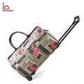 Waterproof Polyester Vintage Trolley Travel Duffle Bag